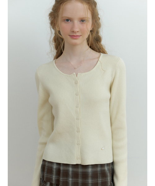 RE_L(リエル)の「Loe wool cardigan (ivory)(カーディガン/ボレロ・レディース・その他・FREE)」の4枚目の写真