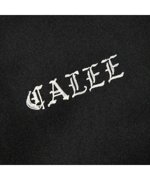 CALEE(キャリー)の「WOOL MELTON STADIUM JUMPER(ブルゾン・メンズ・ブラック・MEDIUM)」の6枚目の写真