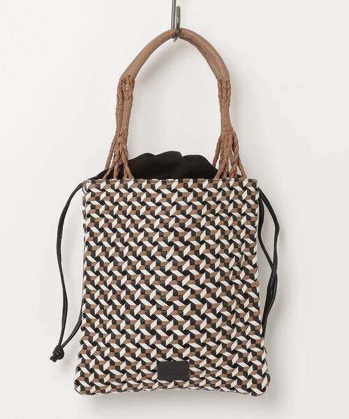 MASSIVE STORE(マッシブストア)の「【Swaraj/スワラージ】メッシュレザーTOTE(手編み)SHEEPレザー(トートバッグ・メンズ・ブラウン系その他/シルバー系その他・FREE)」の1枚目の写真