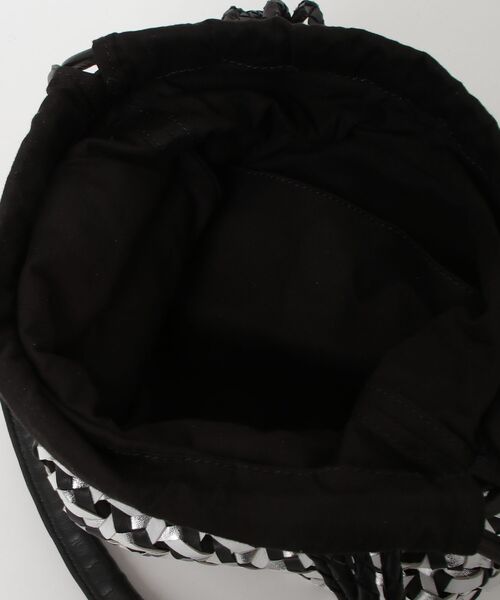 MASSIVE STORE(マッシブストア)の「【Swaraj/スワラージ】メッシュレザーTOTE(手編み)SHEEPレザー(トートバッグ・メンズ・ブラウン系その他/シルバー系その他・FREE)」の5枚目の写真