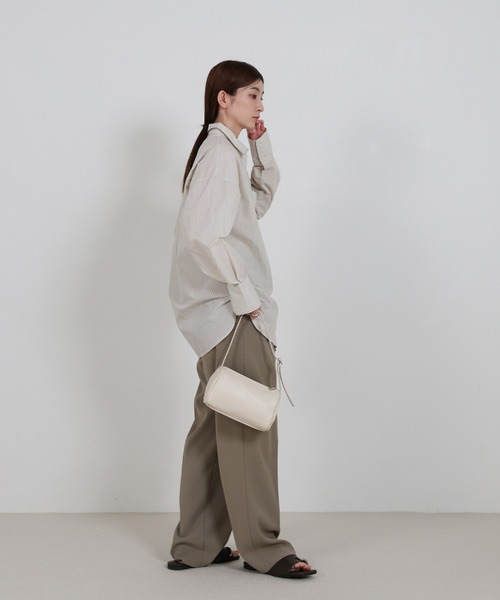 select MOCA（セレクトモカ）の「スクエアミニコロンハンドバッグ（ハンドバッグ・レディース・ブラック/アイボリー・FREE）」の12枚目の写真