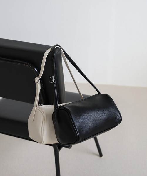 select MOCA（セレクトモカ）の「スクエアミニコロンハンドバッグ（ハンドバッグ・レディース・ブラック/アイボリー・FREE）」の13枚目の写真