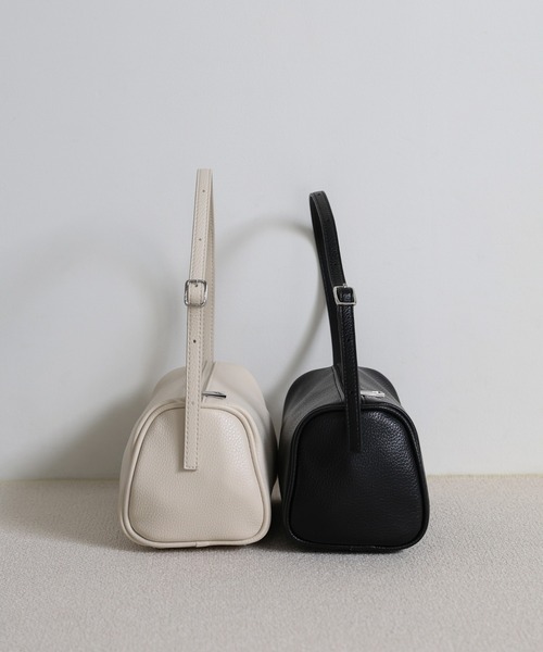 select MOCA（セレクトモカ）の「スクエアミニコロンハンドバッグ（ハンドバッグ・レディース・ブラック/アイボリー・FREE）」の19枚目の写真