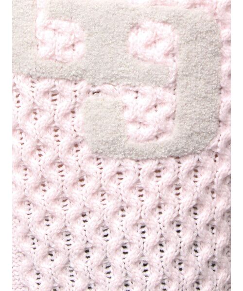 GYDA(ジェイダ)の「GGサガラ刺繍ケーブルニットトップス(ニット/セーター・レディース・ブラック/グレー/ピンク/オフホワイト・FREE)」の19枚目の写真