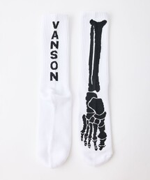 M TO R（ムウトアール）の「【VANSON】BONE SOCKS（ソックス/靴下）」