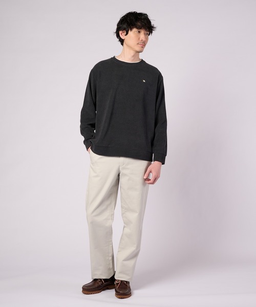 Arnold Palmer(アーノルドパーマー)の「モールジャガード シェア フェイクレイヤード プルオーバー(Tシャツ/カットソー・レディース・ダークネイビー/スモークピンク・LL/L/M/S/XS)」の18枚目の写真