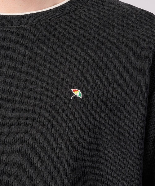 Arnold Palmer(アーノルドパーマー)の「モールジャガード シェア フェイクレイヤード プルオーバー(Tシャツ/カットソー・レディース・ダークネイビー/スモークピンク・LL/L/M/S/XS)」の12枚目の写真