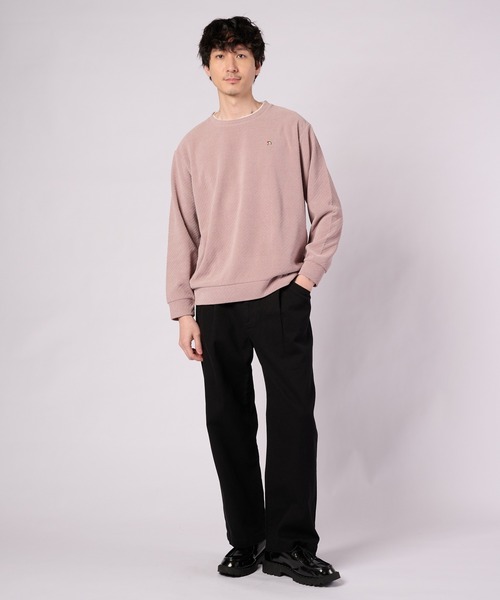 Arnold Palmer(アーノルドパーマー)の「モールジャガード シェア フェイクレイヤード プルオーバー(Tシャツ/カットソー・レディース・ダークネイビー/スモークピンク・LL/L/M/S/XS)」の17枚目の写真