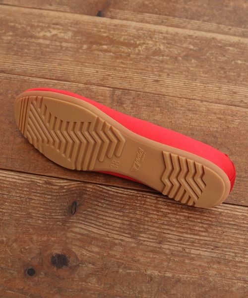 Dot＆Stripes CHILD WOMAN（ドットアンドストライプス　チャイルドウーマン）の「ANNIEL 革/サテン クロスバレーシューズ（バレエシューズ・レディース・シルバー/レッド系その他・37/36/40/39/38）」の11枚目の写真