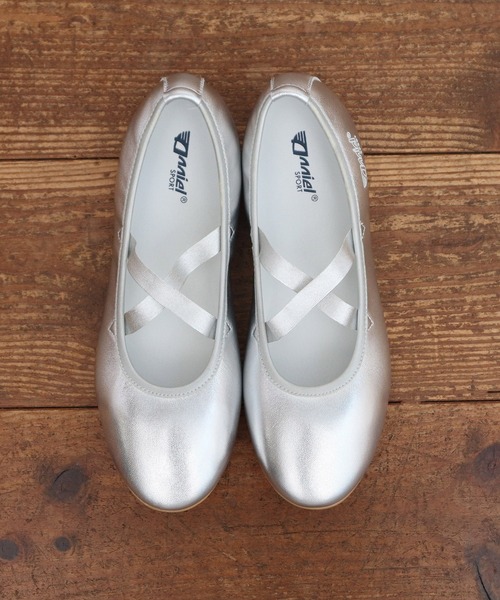 Dot＆Stripes CHILD WOMAN（ドットアンドストライプス　チャイルドウーマン）の「ANNIEL 革/サテン クロスバレーシューズ（バレエシューズ・レディース・シルバー/レッド系その他・37/36/40/39/38）」の16枚目の写真