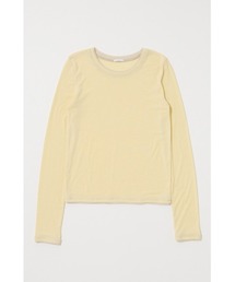 CONTRAST LAYER L/S Tシャツ