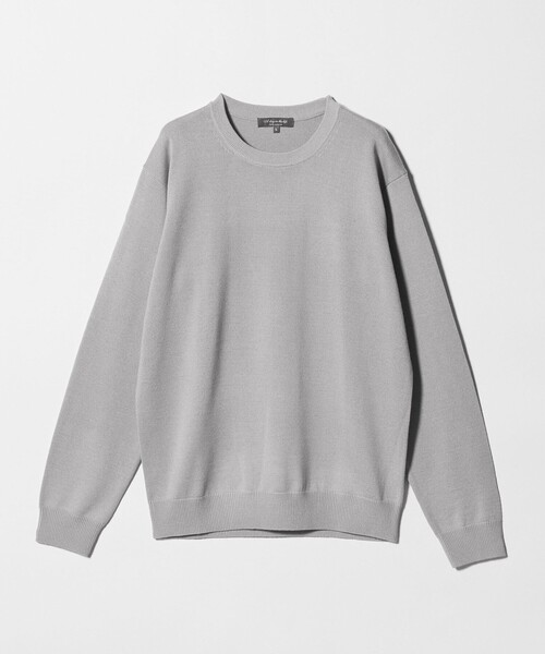 A DAY IN THE LIFE UNITED ARROWS(アデイインザライフユナイテッドアローズ)の「テンジク クルーネック ニット-ウォッシャブル-<A DAY IN THE LIFE>(ニット/セーター・メンズ・ダークグレー/ブラック/ナチュラル・L/M/S)」の3枚目の写真