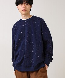GLOSTER（グロスター）の「星穴ネップボンディング クルーネックスウェット（スウェット）」