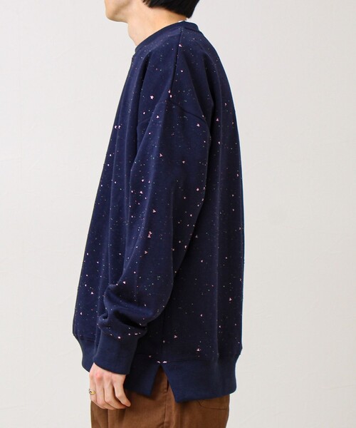 GLOSTER（グロスター）の「星穴ネップボンディング クルーネックスウェット（スウェット・メンズ・ライトグレー/ネイビー/オフホワイト/ブラック・L/M/S）」の15枚目の写真