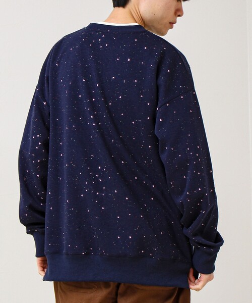 GLOSTER（グロスター）の「星穴ネップボンディング クルーネックスウェット（スウェット・メンズ・ライトグレー/ネイビー/オフホワイト/ブラック・L/M/S）」の16枚目の写真