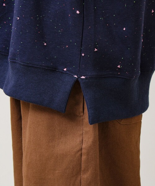セール】星穴ネップボンディング クルーネックスウェット（スウェット