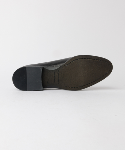 alfredoBANNISTER(アルフレッドバニスター)の「【26S/S】Vカット レザー スリッポン シューズ(スリッポン・メンズ・ブラック/ブラック系その他・42/41/40/39/45/44/43)」の12枚目の写真