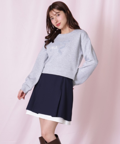 JILL by JILL STUART(ジルバイジルスチュアート)の「<セットアップ対応>ベーシックツイルスカート(スカート・レディース・インディゴブルー/ネイビー/ベージュ/グレー・MEDIUM/SMALL)」の3枚目の写真