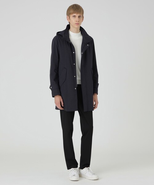 BLACK LABEL CRESTBRIDGE（ブラックレーベル・クレストブリッジ）の「【一部店舗限定】マイクロメモリーツイルシティパーカー（ブルゾン・メンズ・ネイビー/ブラック・M/L/XL）」の2枚目の写真