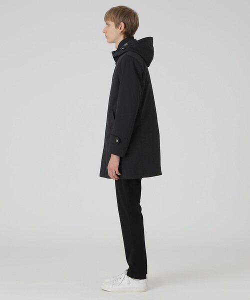 BLACK LABEL CRESTBRIDGE（ブラックレーベル・クレストブリッジ）の「【一部店舗限定】マイクロメモリーツイルシティパーカー（ブルゾン・メンズ・ネイビー/ブラック・M/L/XL）」の4枚目の写真