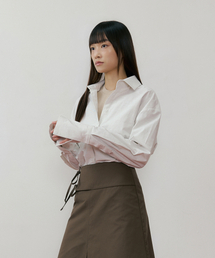 REF CUFF SHIRT GRAYISH WHITE