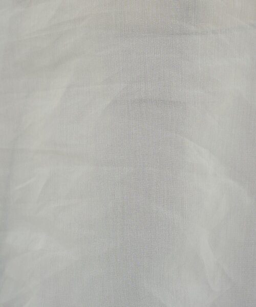 GALLARDAGALANTE（ガリャルダガランテ）の「【手洗い可】シアーボウタイブラウス（シャツ/ブラウス・レディース・ライトグレー/オフホワイト・FREE）」の16枚目の写真