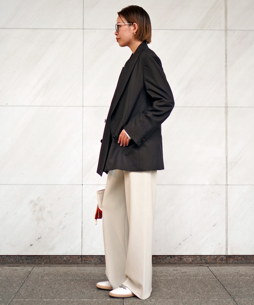 AP STUDIO（エーピーストゥディオ）の「dark check jacket（テーラードジャケット・レディース・ブラウン・36/38）」の14枚目の写真