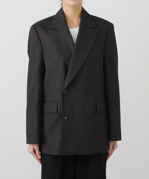 AP STUDIO（エーピーストゥディオ）の「dark check jacket（テーラードジャケット・レディース・ブラウン・36/38）」の12枚目の写真