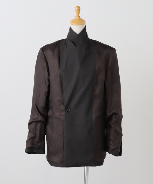 AP STUDIO（エーピーストゥディオ）の「dark check jacket（テーラードジャケット・レディース・ブラウン・36/38）」の6枚目の写真