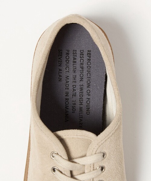 Steven Alan(スティーブンアラン)の「<REPRODUCTION OF FOUND × Steven Alan>SWEDISH MILITARY TRAINER/スニーカー(スニーカー・レディース・ナチュラル/ダークグリーン・36/37/38/39)」の8枚目の写真
