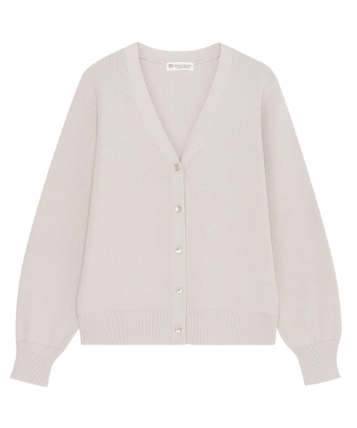 TOKYO SHIRTS（トウキョウシャツ）の「畔編み Ｖネック カーディガン（カーディガン/ボレロ・レディース・ネイビー/ベージュ/グレー・M/L）」の9枚目の写真