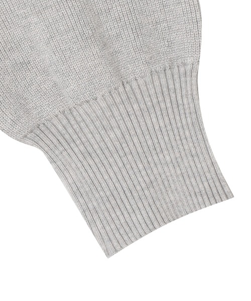 TOKYO SHIRTS（トウキョウシャツ）の「畔編み Ｖネック カーディガン（カーディガン/ボレロ・レディース・ネイビー/ベージュ/グレー・M/L）」の7枚目の写真