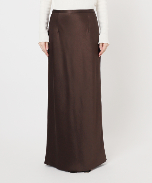 journal standard L'essage（ジャーナルスタンダードレサージュ）の「《追加》サテンスカート（スカート・レディース・ブラック/ブラウン・36/38）」の20枚目の写真