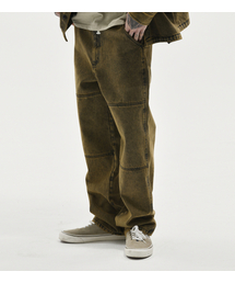 ACID WASHED PANTS BEIGE