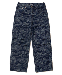 CAMO BIG POCKET DENIM PANTS - INDIGO