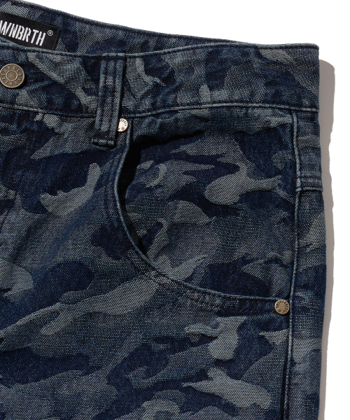 BROWNBREATH（ブラウンブレス）の「CAMO BIG POCKET DENIM PANTS - INDIGO（デニムパンツ・レディース・その他・S/M/L/XL）」の4枚目の写真