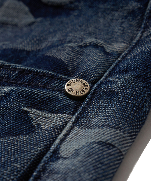 BROWNBREATH（ブラウンブレス）の「CAMO BIG POCKET DENIM PANTS - INDIGO（デニムパンツ・レディース・その他・S/M/L/XL）」の9枚目の写真