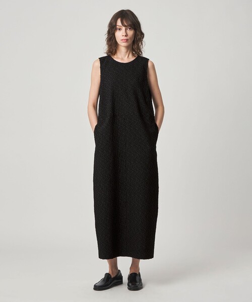 Steven Alan(スティーブンアラン)の「<Steven Alan>ジャガード ワンピース(ワンピース・レディース・ナチュラル/ブラック・S/M)」の2枚目の写真