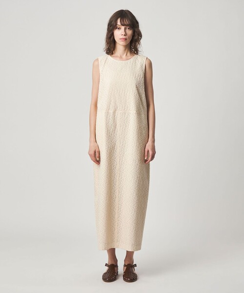 Steven Alan(スティーブンアラン)の「<Steven Alan>ジャガード ワンピース(ワンピース・レディース・ナチュラル/ブラック・S/M)」の9枚目の写真