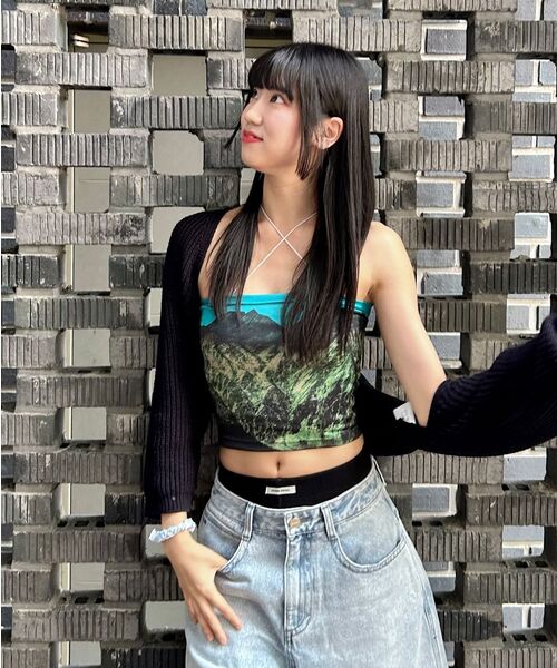 ASSAY（アッセイ）の「MOUNTAIN TUBETOP [BLUE]（Tシャツ/カットソー・レディース・その他・FREE）」の3枚目の写真