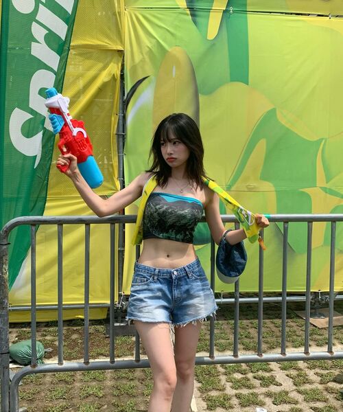 ASSAY（アッセイ）の「MOUNTAIN TUBETOP [BLUE]（Tシャツ/カットソー・レディース・その他・FREE）」の4枚目の写真