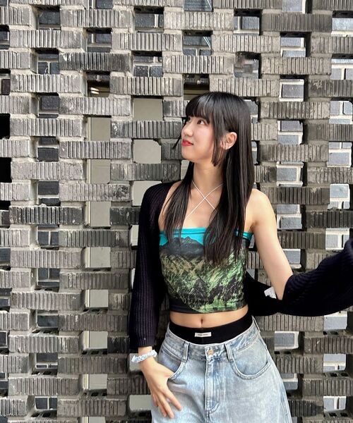 ASSAY（アッセイ）の「MOUNTAIN TUBETOP [BLUE]（Tシャツ/カットソー・レディース・その他・FREE）」の5枚目の写真