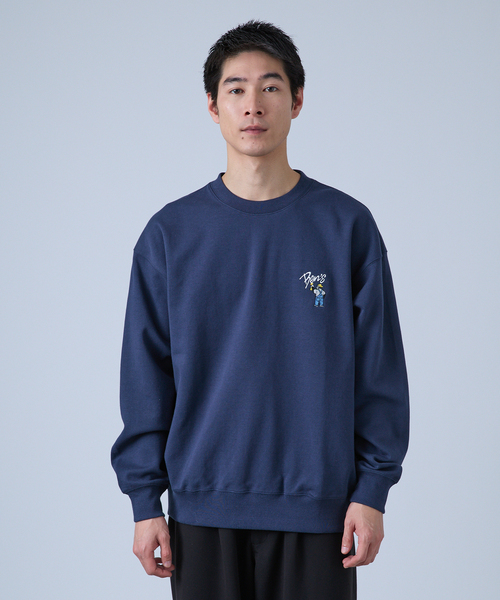 BEN DAVIS(ベンデイビス)の「【BEN DAVIS / ベンデイビス】別注 Gorilla EMB CREW(スウェット・メンズ・グリーン/グレー/ブラック/ネイビー・LARGE/MEDIUM)」の1枚目の写真