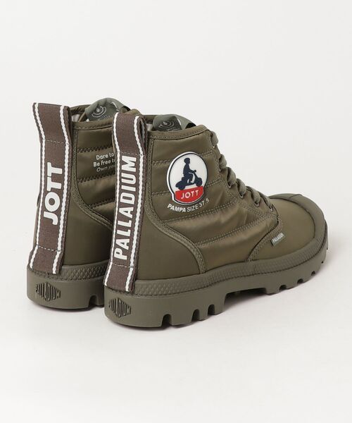 PALLADIUM(パラディウム)の「PAMPA HI DARE RHONA パラディウム 男女兼用ハイカットスニーカー(スニーカー・メンズ・アーミー/キャメル/ネイビー・27cm/26.5cm/25.5cm/25cm/24.5cm/28cm/23.5cm/27.5cm/24cm/23cm/26cm/22.5cm)」の5枚目の写真