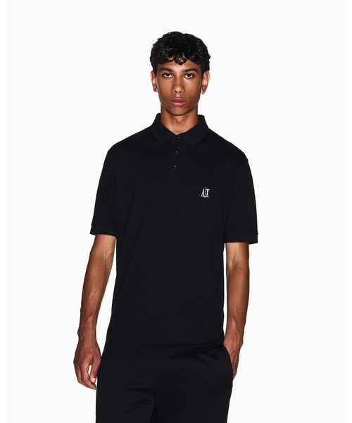 ARMANI EXCHANGE(アルマーニエクスチェンジ)の「【A|X アルマーニ エクスチェンジ】ICON 半袖ポロシャツ/REGULAR(ポロシャツ・メンズ・オフホワイト/ブラック・LARGE/MEDIUM/SMALL/X-LARGE/X-SMALL/XX-LARGE)」の2枚目の写真