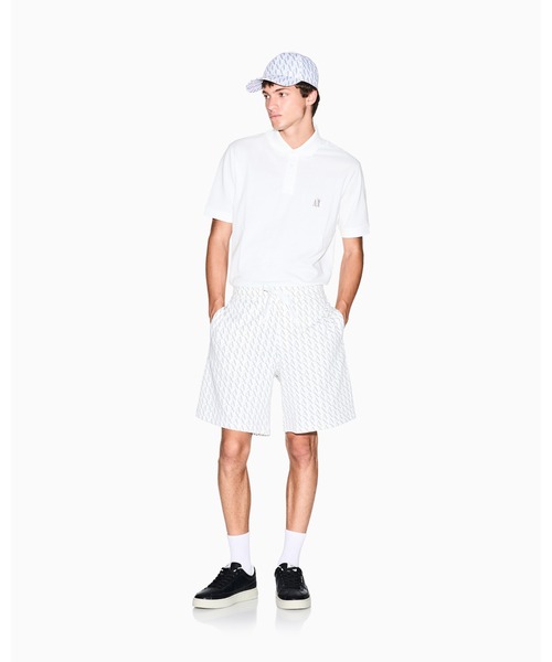 ARMANI EXCHANGE(アルマーニエクスチェンジ)の「【A|X アルマーニ エクスチェンジ】ICON 半袖ポロシャツ/REGULAR(ポロシャツ・メンズ・オフホワイト/ブラック・LARGE/MEDIUM/SMALL/X-LARGE/X-SMALL/XX-LARGE)」の8枚目の写真