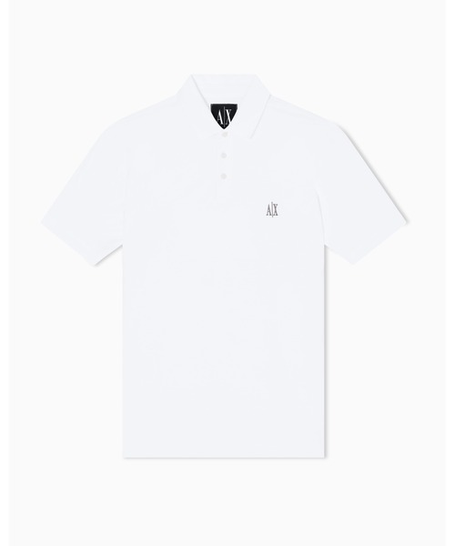 ARMANI EXCHANGE(アルマーニエクスチェンジ)の「【A|X アルマーニ エクスチェンジ】ICON 半袖ポロシャツ/REGULAR(ポロシャツ・メンズ・オフホワイト/ブラック・LARGE/MEDIUM/SMALL/X-LARGE/X-SMALL/XX-LARGE)」の7枚目の写真