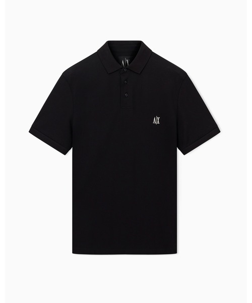 ARMANI EXCHANGE(アルマーニエクスチェンジ)の「【A|X アルマーニ エクスチェンジ】ICON 半袖ポロシャツ/REGULAR(ポロシャツ・メンズ・オフホワイト/ブラック・LARGE/MEDIUM/SMALL/X-LARGE/X-SMALL/XX-LARGE)」の3枚目の写真