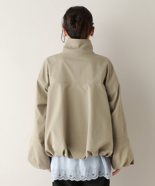 RAGEBLUE（レイジブルー）の「ツイルバルーンスタンドブルゾン（ブルゾン・レディース・ベージュ/ホワイト/ブラック・FREE）」の15枚目の写真