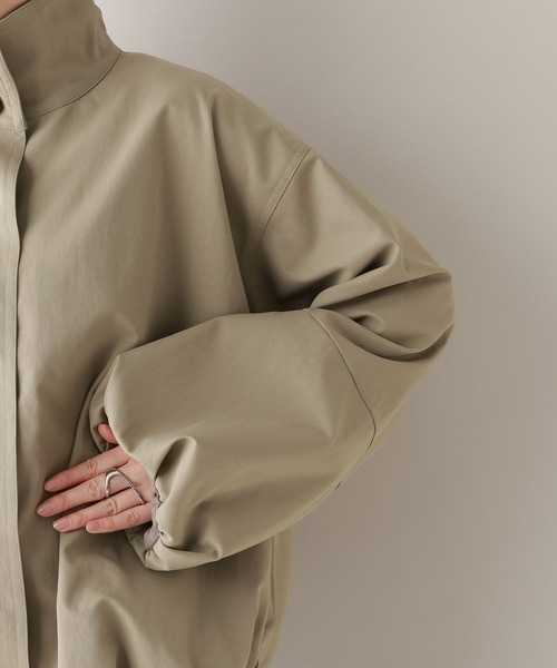 RAGEBLUE（レイジブルー）の「ツイルバルーンスタンドブルゾン（ブルゾン・レディース・ベージュ/ホワイト/ブラック・FREE）」の17枚目の写真